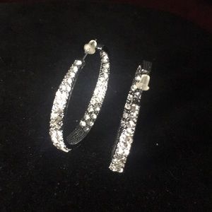 Rhinestone earrings